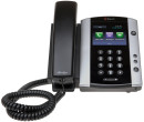 Телефон IP Polycom VVX 500 для конференций черный 2200-44500-1142