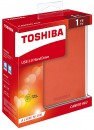 Внешний жесткий диск 2.5" USB3.0 1Tb Toshiba Canvio Alu HDTH310ER3AA красный5