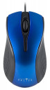 Мышь проводная Oklick 215M чёрный синий USB5