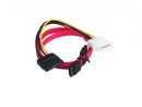 Комплект кабелей интерфейсный 7pin/7pin 48см + кабель питания 4pin/15pin 15см Gembird CC-SATA