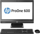 Моноблок HP ProOne 600 21.5" 1920x1080 матовый i5-4590S 3.0GHz 4Gb 500Gb HD4600 DVD-RW Bluetooth Wi-Fi Win7Pro клавиатура+мышь черный J7D87EA