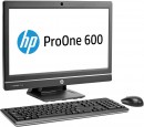 Моноблок HP ProOne 600 21.5" 1920x1080 матовый i5-4590S 3.0GHz 4Gb 500Gb HD4600 DVD-RW Bluetooth Wi-Fi Win7Pro клавиатура+мышь черный J7D87EA2
