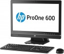 Моноблок HP ProOne 600 21.5" 1920x1080 матовый i5-4590S 3.0GHz 4Gb 500Gb HD4600 DVD-RW Bluetooth Wi-Fi Win7Pro клавиатура+мышь черный J7D87EA3