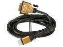 Кабель HDMI-DVI 3.0м 3Cott позолоченные коннекторы 3C-HDMI-DVI-103GP-3.0M