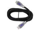 Кабель HDMI 1.8м 3Cott Ver.1.4 3D + Ethernet позолоченные коннекторы нейлоновая оплетка 3C-HDMI-030GPMPNM-1.8M