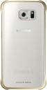 Бампер Samsung EF-QG925BFEGRU для Samsung Galaxy S6 Edge Clear Cover золотистый- прозрачный2