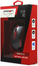 Мышь проводная Crown CMM-014 чёрный красный USB2