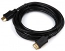 Кабель HDMI 3.0м Dialog v1.4 позолоченные разъемы черный HC-A0930