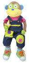 Мягкая игрушка обезьянка ALEX Учимся одеваться 56 см разноцветный текстиль 14922