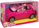 Игровой набор Barbie (Mattel) розовый Фиат с куклой Барби Y68572