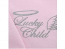 Боди с длинным рукавом Lucky Child Ангелочки, размер 24 (74-80) Розовый арт.17-63