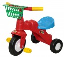 Велосипед трехколёсный Полесье Малыш с корзинкой красный 46192