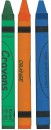 Набор цветных карандашей Kuso Черепашки-ниндзя 8 шт восковые 100592