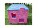 Игровой домик розовый Little Tikes с фиолетовой крышей3