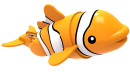 Интерактивная игрушка Lil' Fishys Рыбка-акробат Лакки от 4 лет оранжевый 126211-1