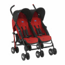 Коляска-трость для для двоих детей Chicco Echo Twin Stroller (garnet)