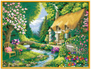 Раскраска по номерам Ravensburger Дом в саду от 14 лет 288432