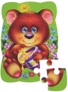 Пазл 12 элементов Vladi toys Медвежонок VT3205-352
