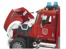 Пожарная машина Bruder Mack с выдвижной лестницей и помпой 1 шт 60 см красный 028213