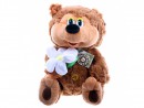 Мягкая игрушка медведь Мульти-Пульти Трям, здравствуйте 25 см коричневый плюш ткань F8-W1566