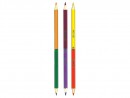 Набор цветных карандашей Kuso Даша - путешественница 6 шт двухсторонние К100292