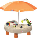 Столик-песочница Little Tikes 401N с зонтом и зоной для воды