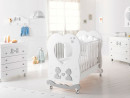 Кроватка-качалка Baby Expert Cuore di Mamma (белый)2