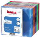 Коробка HAMA для 1 CD 5 цветов 25шт H-51166