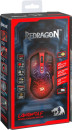 Мышь проводная DEFENDER ReDragon Lavawolf чёрный красный USB 702364