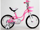 Велосипед двухколёсный Royal baby Little Swan 12 розовый2