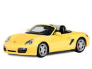 Автомобиль Welly Porsche Boxster S, convertible 1:24 желтый 22479W2