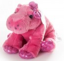 Мягкая игрушка Aurora Бегемот 30 см розовый плюш 30-6042