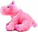 Мягкая игрушка Aurora Бегемот 30 см розовый плюш 30-6043