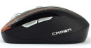Мышь беспроводная Crown CMM-927W коричневый USB3