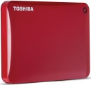 Внешний жесткий диск 2.5" USB3.0 500Gb Toshiba Canvio Connect II HDTC805ER3AA красный2