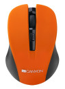 Мышь беспроводная Canyon CNE-CMSW1O оранжевый USB2