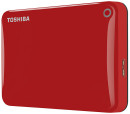 Внешний жесткий диск 2.5" USB3.0 1Tb Toshiba Canvio Connect II HDTC810ER3AA красный
