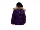 Куртка Huppa Mirabel фиолетовая 98 см полиэстер с капюшоном 1718AW14-083-0982