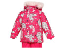 Куртка Huppa Cathy розовая с котятами 74 см полиэстер с капюшоном 1676BH14-463-074