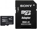 Карта памяти Micro SDHC 16Gb Class 10 Sony SR16NYA + адаптер SD2