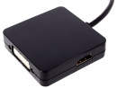Переходник miniDP-DP/HDMI/DVI Telecom TA5543