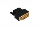 Переходник HDMI(f) - DVI/D(m) позолоченные штекеры черный Hama H-43109