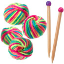Набор для вязания Alex Разноцветные шарф и шапочка 182T3