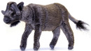 Мягкая игрушка бык Hansa 5418 16 см серый искусственный мех2