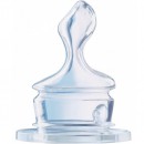 Бутылочка NUK пластиковая с силиконовой соской для молока с рождения 110 мл. 129851 голубая от 0 до 6 мес3