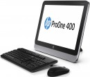 Моноблок HP ProOne 400 19.5" 1600x900 матовый i3-4160T 3.1GHz 4Gb 1Tb HD4400 DVD-RW BT Wi-Fi Win7Pro Win8.1Pro клавиатура мышь черный L3E59EA2