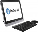 Моноблок HP ProOne 400 19.5" 1600x900 матовый i3-4160T 3.1GHz 4Gb 1Tb HD4400 DVD-RW BT Wi-Fi Win7Pro Win8.1Pro клавиатура мышь черный L3E59EA5