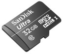 Карта памяти Micro SDHC 32Gb Class 10 Sandisk Ultra SDSDQL-032G-R35 UHS-I 30MB/s3