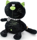 Мягкая игрушка кот ORANGE МС2370/40А 40 см черный искусственный мех синтепон 6938802845953