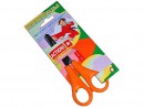 Ножницы детские  ACTION! для левшей пластик.ручки безопасн.лезвия 135 мм  оранжевые ASC201L
